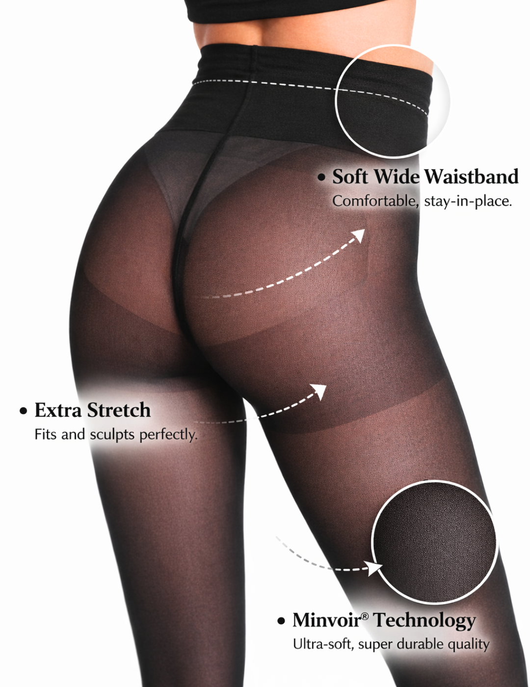 Maria Ladder-Free Shaping Tights 80 Denier